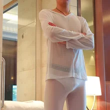 1 пижамный комплект, одежда для сна, пижама, прозрачная сетка, штаны для отдыха, эротическое белье, сексуальное женское белье, FX1041