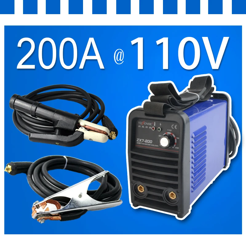 

DC 200A 110V MMA ARC Welder ZX7200 IGBT Welding Machine Free Shipping