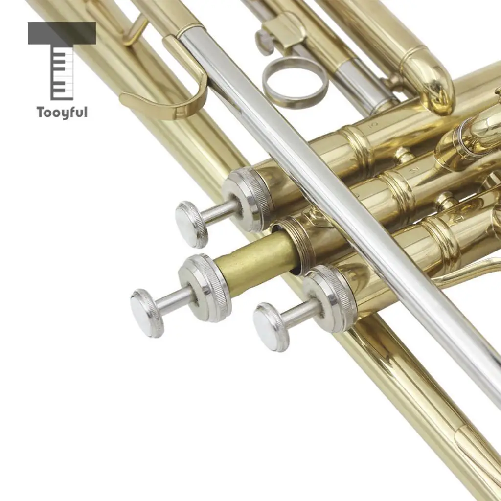 Tooyful 3Pcs Trumpet Valve Cap Screw Trumpet Repair Replacement Parts Tough