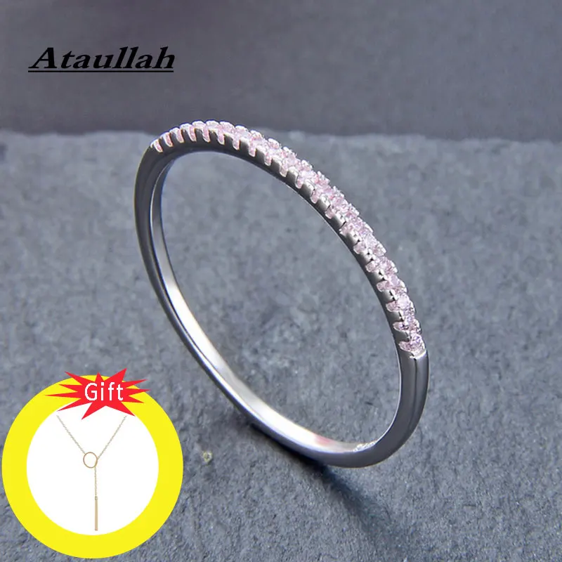 

Ataullah Fashion Simple S925 Sterling Silver Rings Luxury Brand Exquisite Ring for Woman Unique Shaped Wedding Engagement RW005