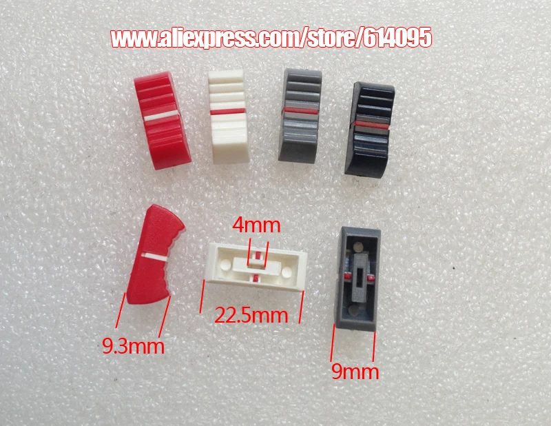 4 шт. небольшой прямой слайд потенциометра фейдер крышка/микро маленький микшер Ручка регулятора уровня шапки/аудио кнопка регулировки громкости