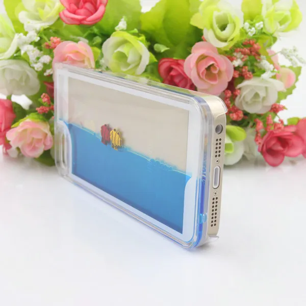 Free shipping liquid model phone cases for iPhone 5 5S high quanlity +plastic material cute lovely cartoon |
