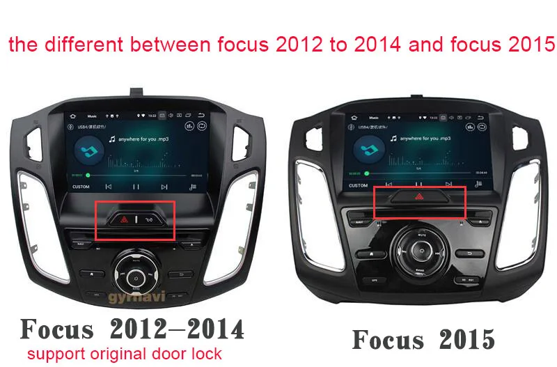 Flash Deal Android 9.0 Car GPS DVD Multimedia Player for ford focus 3 2012 2013 2014 with PX5 octa core 4+32GB Auto Stereo Headunit 1