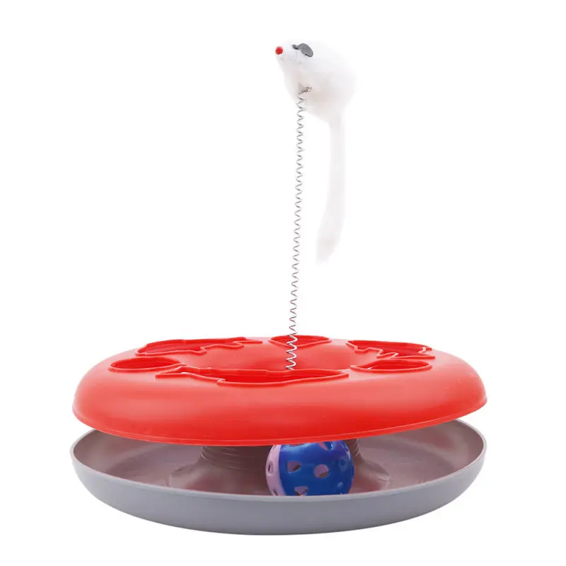 Hot New Creative New Multiple Color Cat Toys Spring Mice Crazy