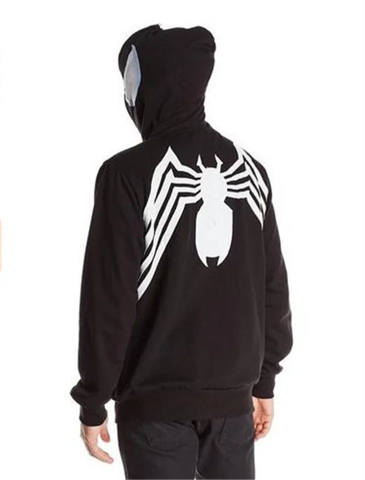 venom face hoodie