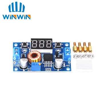 

Free Shipping 20pcs/lot 5A High power 75W DC-DC adjustable step-down module+LED Voltmeter Power supply module