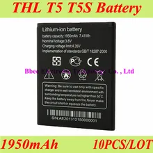 10 шт./лот 1950 мА/ч, THL T5 T5S DNS S4705 4705 Батарея мА/ч. аккумулятор аккумуляторная батарея AKKU PIL