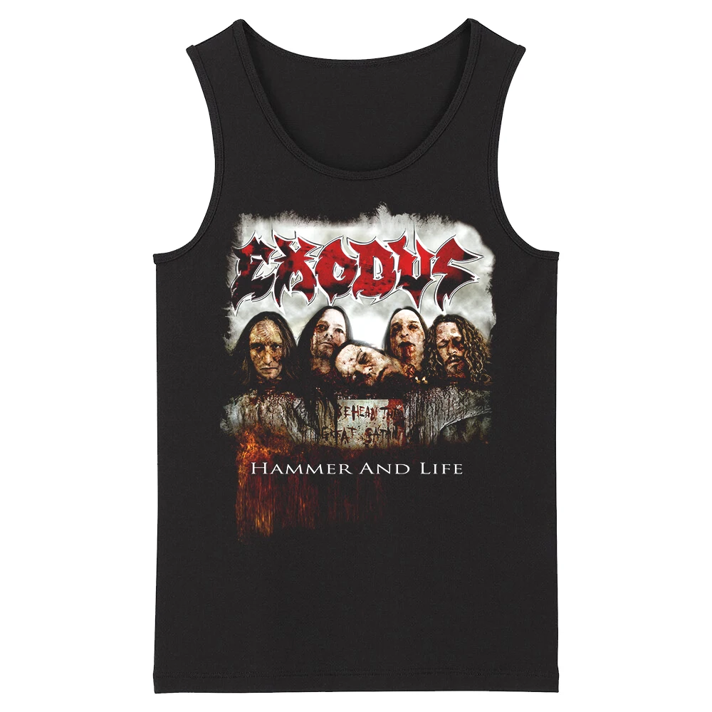 Todhoof Exodus Grindcore HardMetal Deathcore металлические мужские майки Азиатский размер