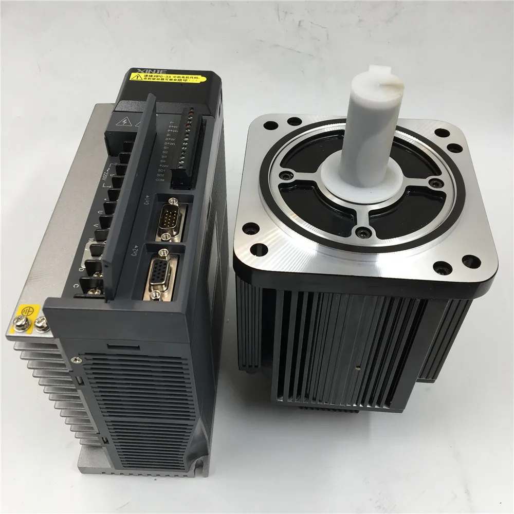 2.3KW Flange 130mm 2500rpm AC 220V Servo Motor Driver 7.7Nm with 3meter Encoder Cable & Power CNC Kit MS-130ST-M077 | Обустройство
