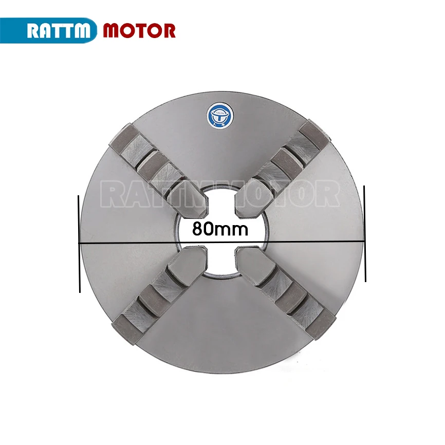 K12-80mm CNC tool Four jaw self-centering chuck 4 jaw  Machine tool Lathe chuck