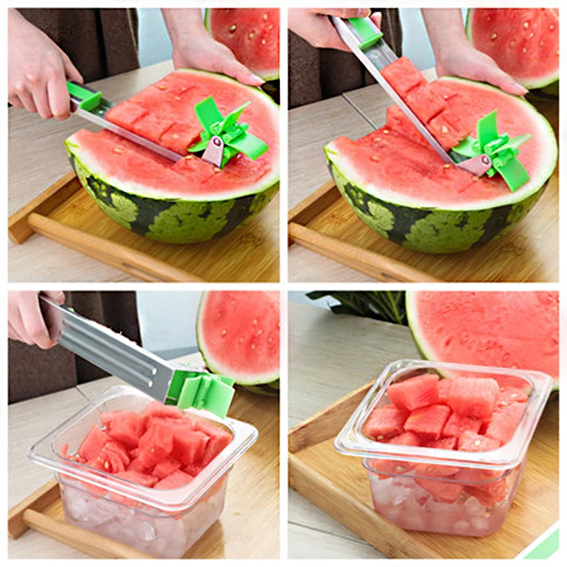 Watermelon Cutter Windmill Shape Slicer Power Save - Uptimac