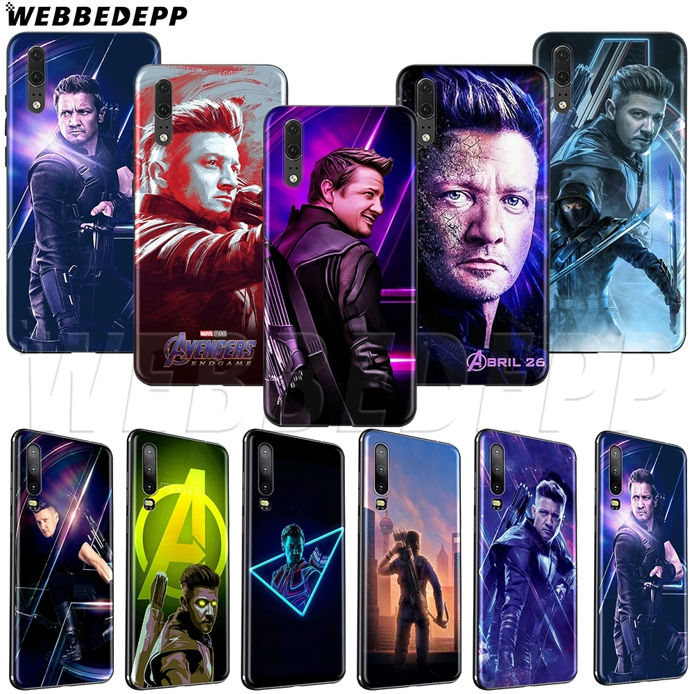 

WEBBEDEPP Marvel Hero Hawkeye Clint Barton TPU soft case for Honor 6A 7A 7C 7X 8 8X 8C 9 10 Lite Pro Note