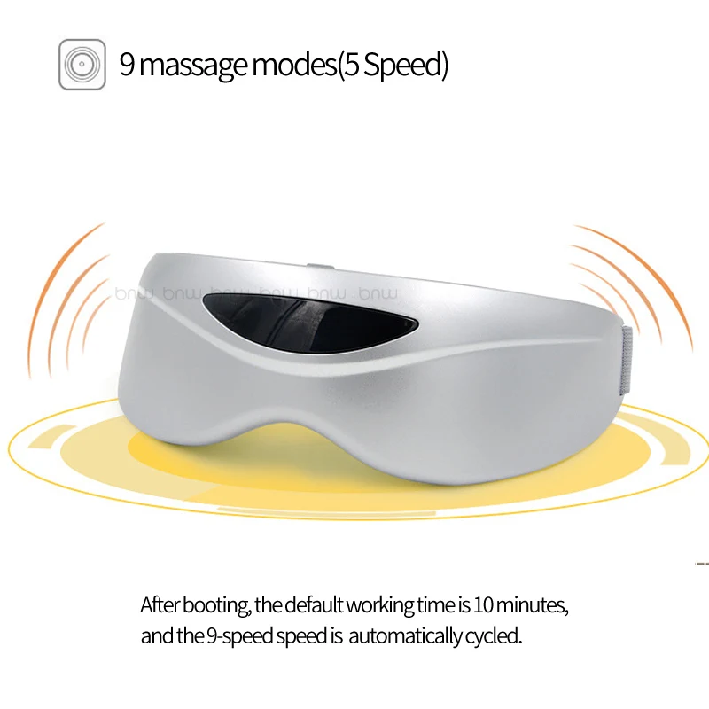 USB подзарядка Смарт Вибрационный массажер для глаз машина инструменты для здоровья снимают усталость 9 режима жестов преобразования инфракрасный Сенсор