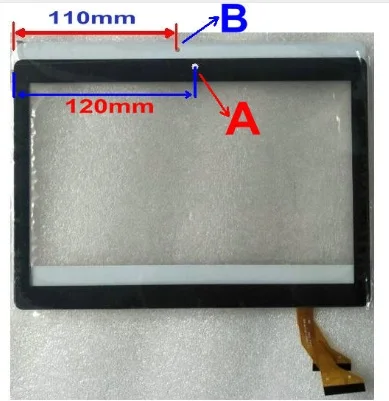 

Black White 10.1 I for mediatek Tab ZH960 3G 4G Capacitive touch screen panel repair replacement spare parts