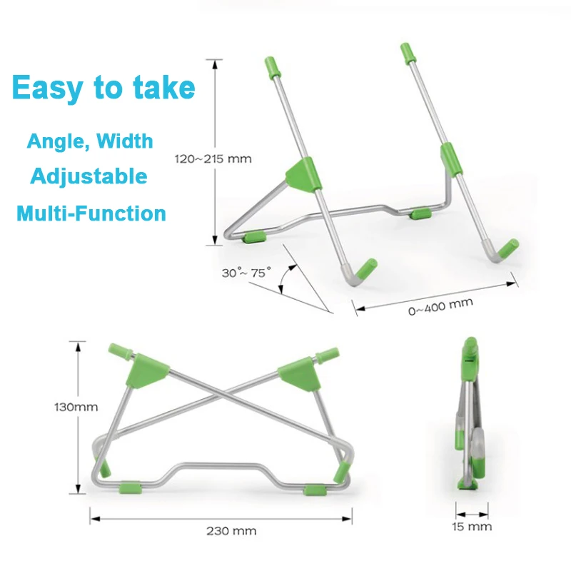 Складная регулируемая подставка Портативный подставки для универсального Тетрадь Pad 1/2/3/4 Мини планшетный кронштейн стенд держатель