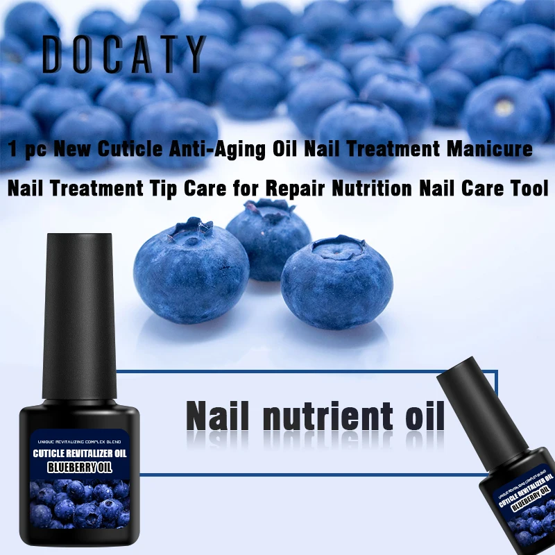 

Docaty New 8ml Fruit Nail Nourishment Oil Moisturizing Cuticle Remover Manicure Tool Nail Art Necessary Nourish The Skin