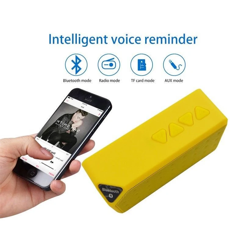 Bluetooth Колонка M & J X3 портативная беспроводная гарнитура TF fm радио встроенный