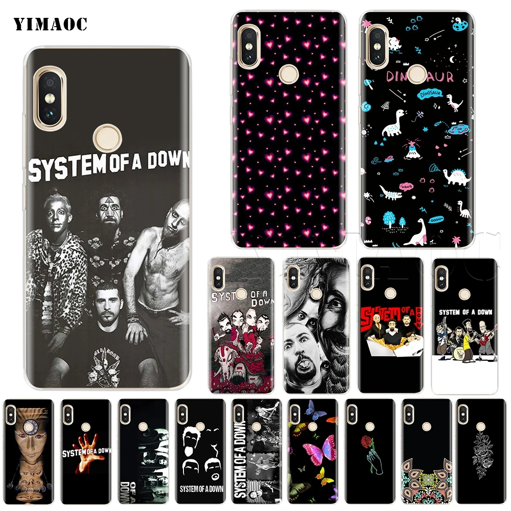 

YIMAOC System Of A Down SOAD Case for Xiaomi Redmi Mi Note MAX 3 6a 7 8 9se mix 2s a1 a2 Lite mi6 mi8 se for pocophone f1