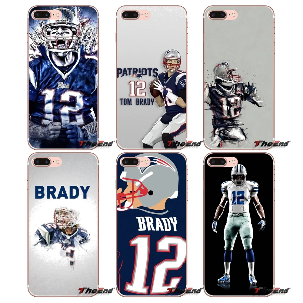 Tom Brady 12 гибкий чехол для Huawei Honor 7X V10 6C V9 6A Play 9 Mate 10 Pro Y7 Y5 P8 P10 Lite Plus GR5 2017 прозрачный
