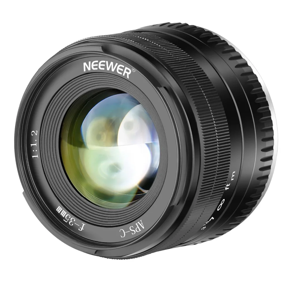 Neewer 35mm F1.2 Large Aperture Prime APS C Aluminum Lens for Fuji X