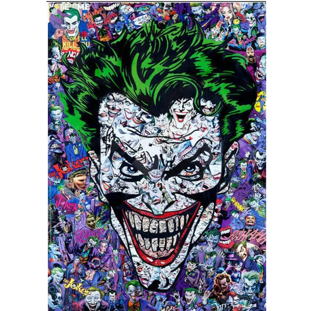 diy diamond mosaic joker batman halloween gifts diamond paintings