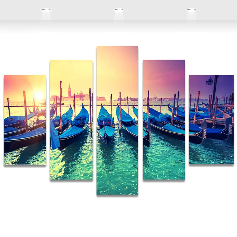 

Harbor Boat Pattern Diamond Embroidery Needlework 5d DIY Diamond Painting Cross Stitch Rhinestones Painting Home Decor RS628