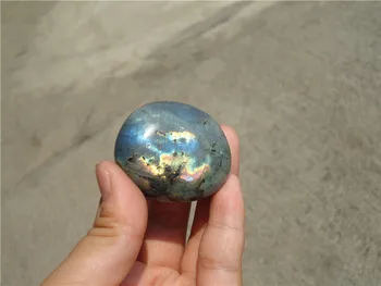

Free shipping 70g AAA Natural moonstone labradorite lover stone pendant PT1149