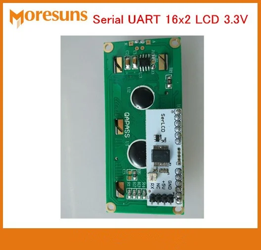 

Fast Free Ship Serial UART 16x2 LCD 3.3V/serial port display match for pcduino/for arduino module