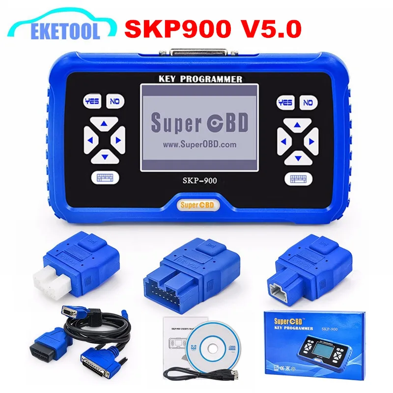 SuperOBD SKP-900 Ручной OBD2 ключ программист Выпуск V5.0 SKP900 автоматический ключ программист пожизненное обновление онлайн