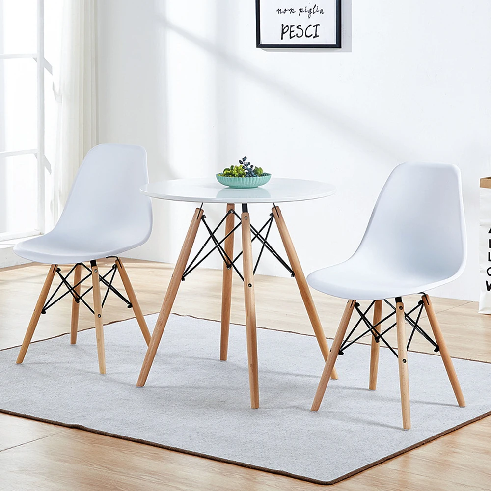 Panana Home Side / Density Board Lamp Holder Glass Coffee Table Modern Living Room Cylindrical Shape