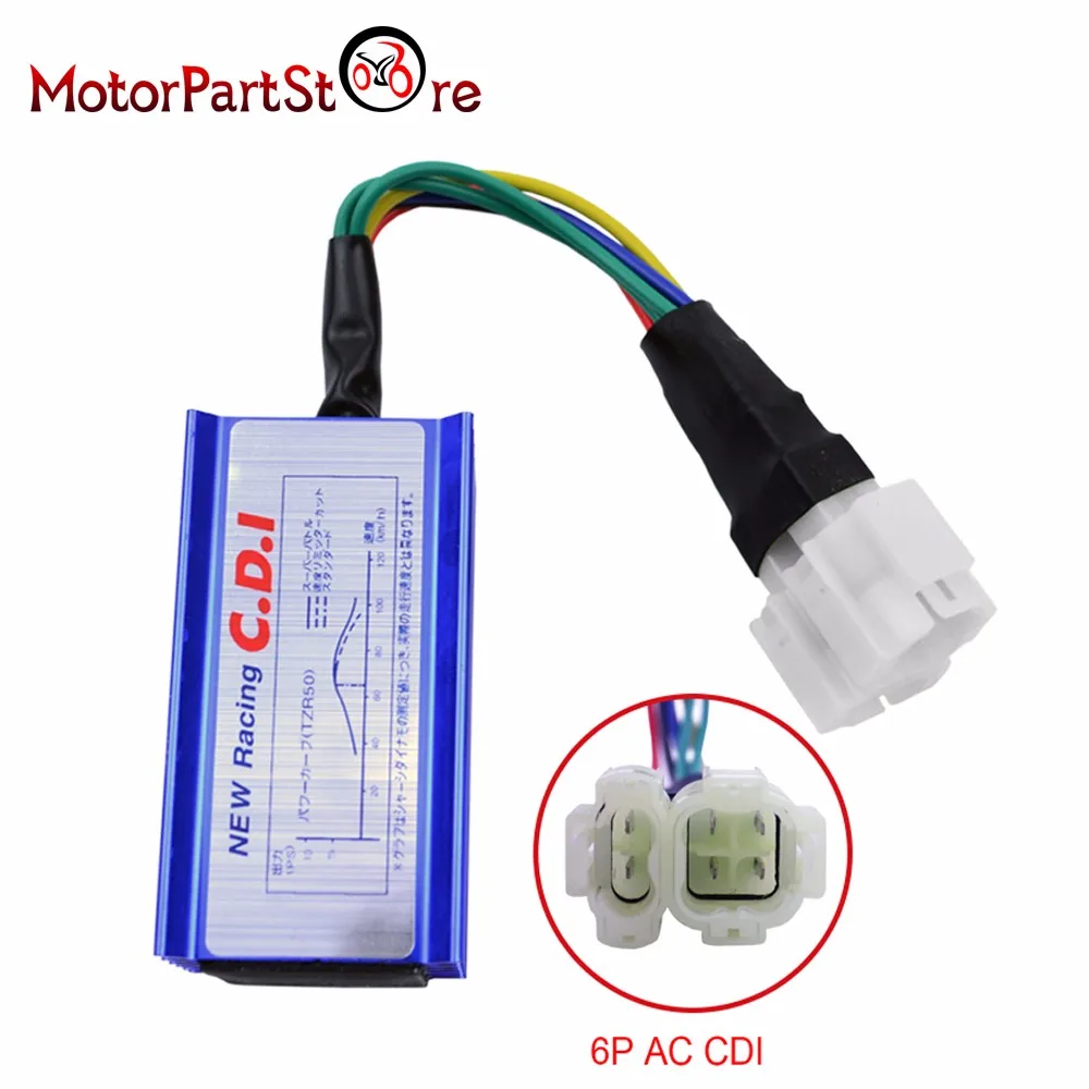 6Pin AC Racing Ignition CDI for Honda XR100 CRF50 CRF70 CRF150 Moped Scooter ATV Quad Go Kart Buggy Motorcycle Dirt Pit Bike @10