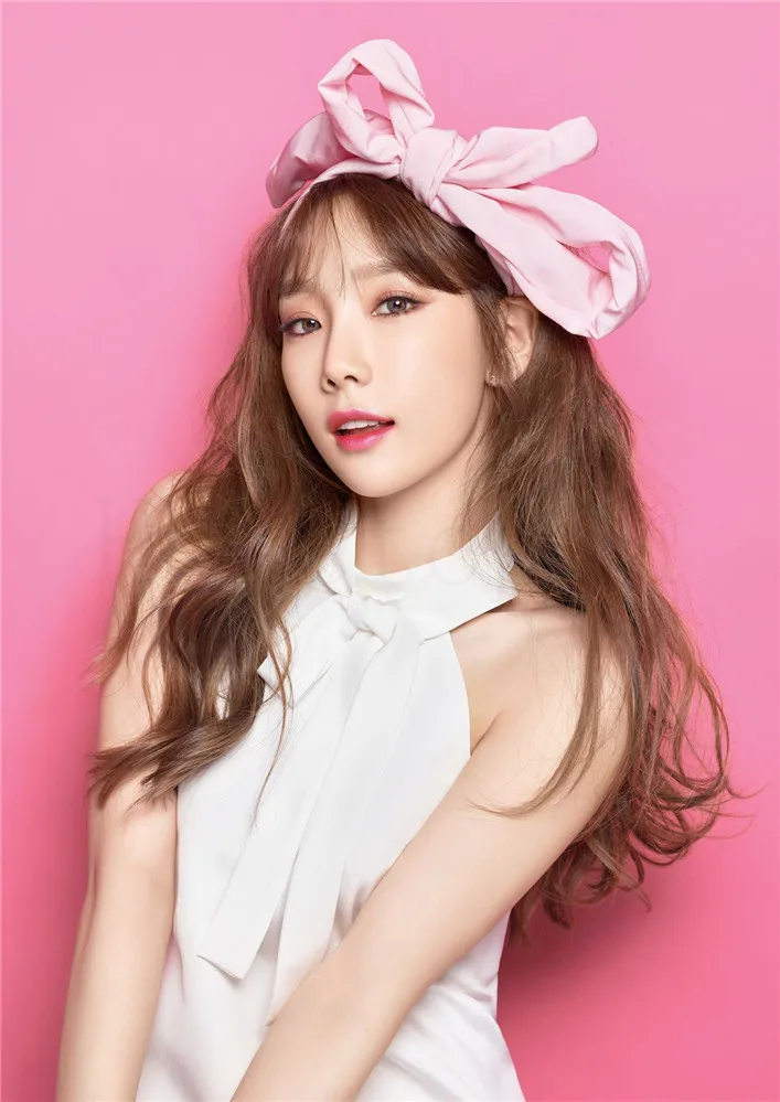 Taeyeon Kpop бумажные плакаты с белым покрытием настенные принты четкое изображение