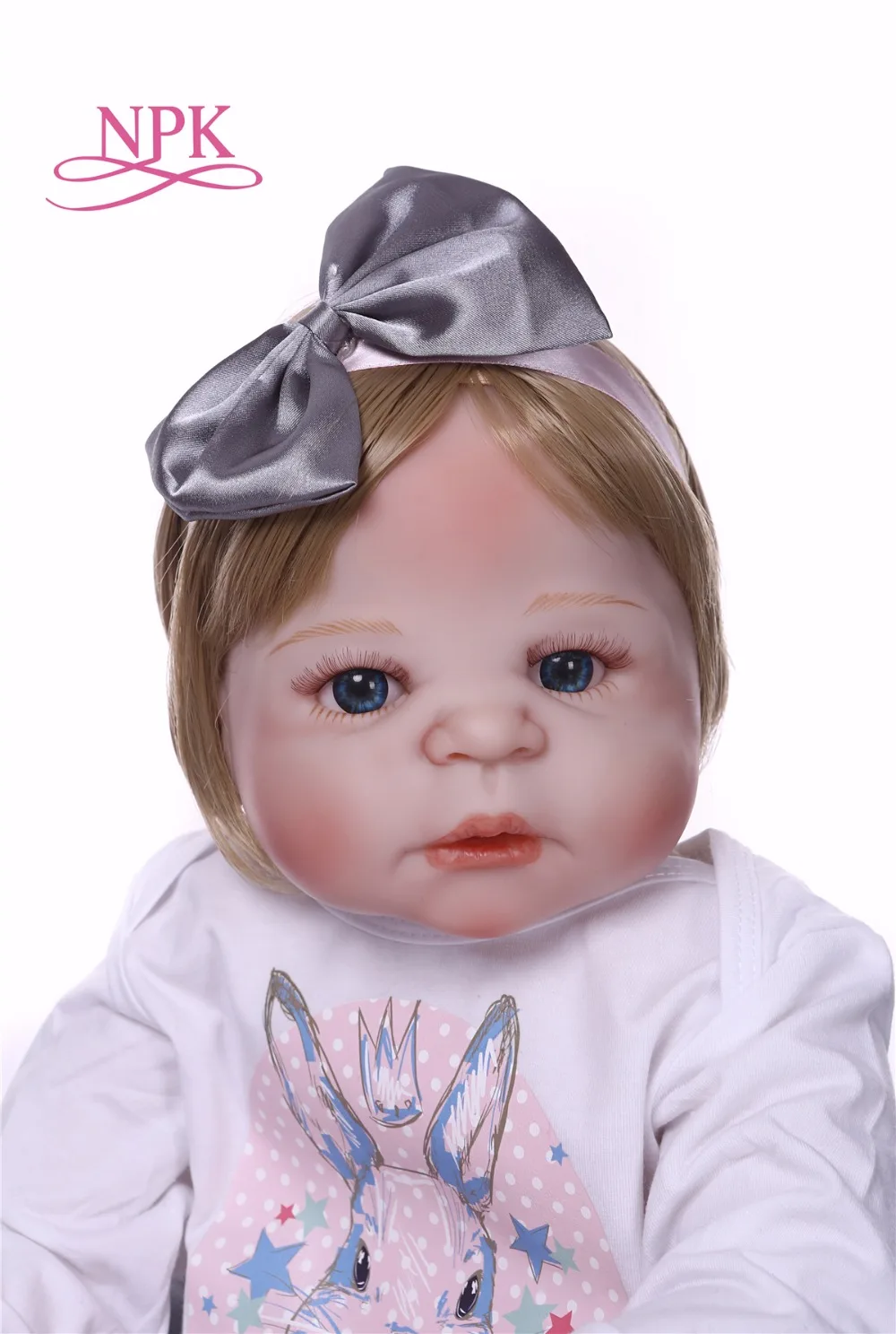 55 см Boneca Reborn современный полный винил Reborn Baby Doll игрушки Реалистичные детский день рождения Рождественский подарок Горячая игрушка для