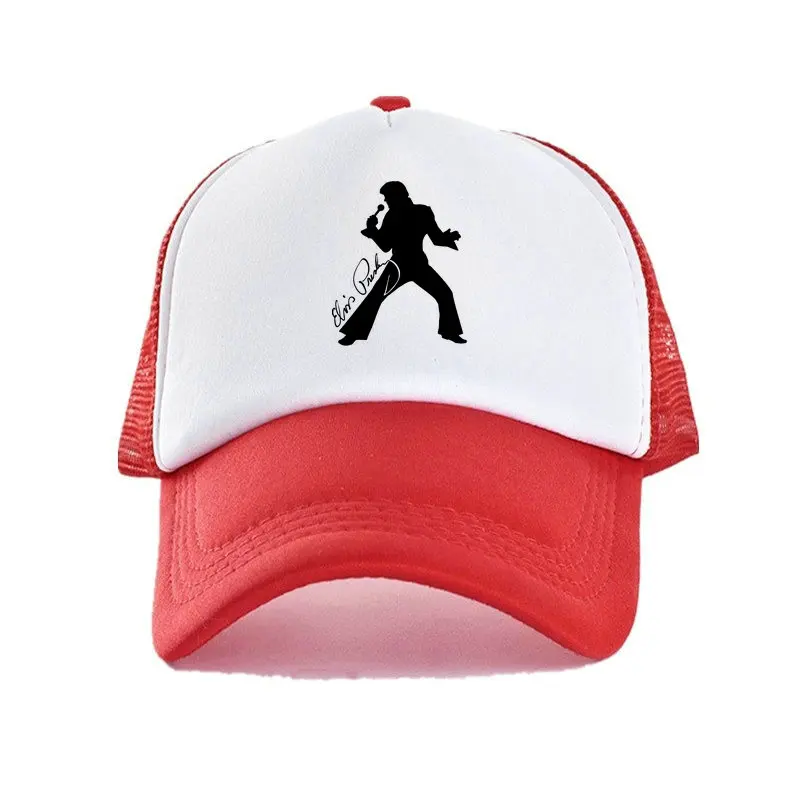 Винтаж Элвис Пресли Кепки Elivis рок н ролл Trucker Hat Грейсленд Snapback EP рисунок Танцы хип