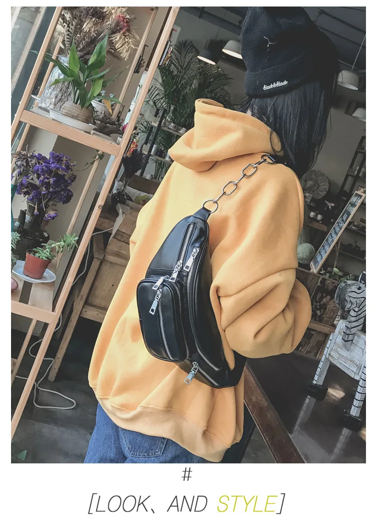 Puimentiua 2019 поясная сумка Женская поясная сумка на пояс сумка Роскошный кожаный сундук сумка черный цвет новая мода высокое качество