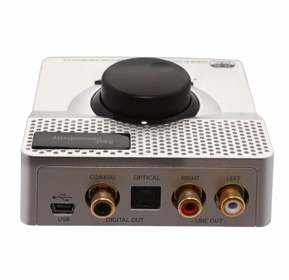 Digital 96KHz 24bit Hi-Fi USB Audio DAC with Hardware EQ & Headphone Amplifier