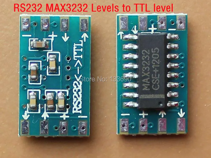 1 шт. мини RS232 MAX3232 уровней к ttl уровень Конвертер доска последовательного преобразователя RS232 к ttl последовательный