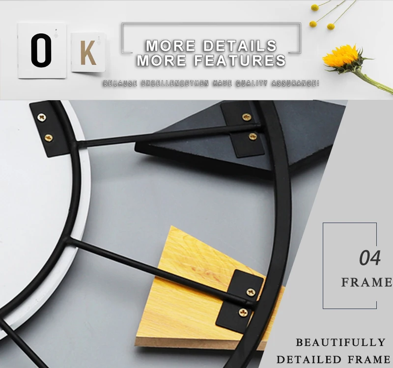 large decorative wall clocks (6)