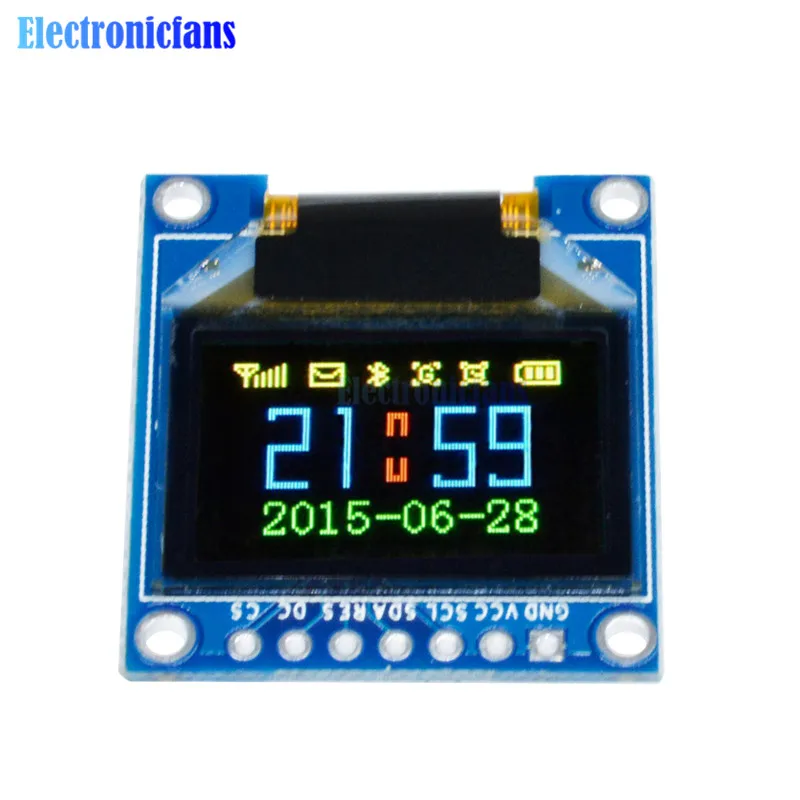 0,95 дюймов 96*64 SPI полноцветный OLED дисплей 7pin DIY модуль 96x64 lcd для Arduino SSD1331 Драйвер IC 3,3 V 5V Высокое качество