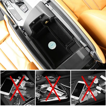 

Mobile Phone Wireless Charging Central Armrest Storage Box For 2014- Bmw X5 F15 / 2014- X6 F16 F30 F31 F20 F21 2013-