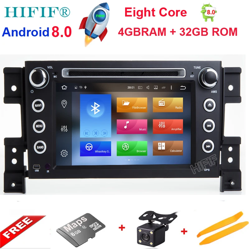 

Android 8.0 Octa Core CPU 4GB RAM 32GB Flash Car DVD For SUZUKI GRAND VITARA 2005-2015 Radio GPS Navigation Stereo 4G SIM LTE