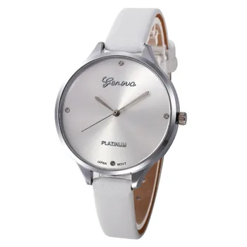 

Women Casual Checkers Faux Leather Quartz Analog 38mm Wrist Watch 10.22