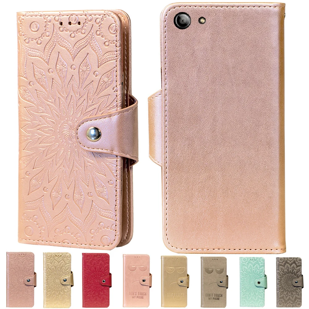 

Embossing Stand Flip PU Leather wallet Case Cover For Fly Cirrus 4 (FS507) Phone Cases