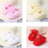

2018 new Cute Baby Girls Non-Slip Newborn Infant Baby Toddler Lace Frilly Flower Shoes