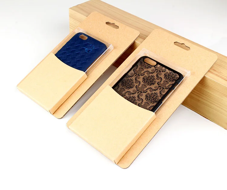 

New Style Custom Made Hard Kraft Paper Packaging Box for Phone Case for iphone 7 7plus with free shipping