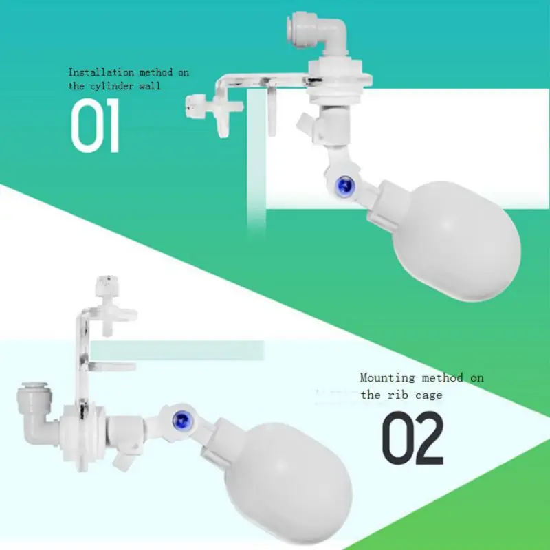 Аквариумный фильтр для воды система обратного осмоса пластиковый поплавковый клапан отключение автоматической подачи заполнения с разъемом