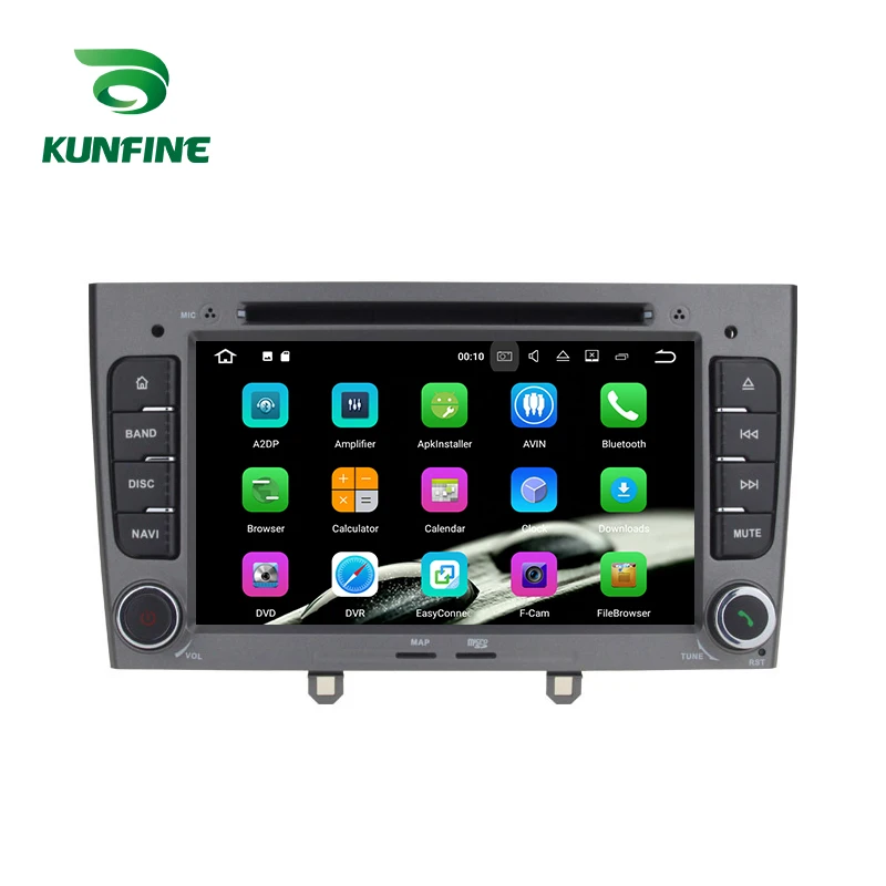 Android 9,0 Core PX6 A72 Ram 4G Rom 64G Автомобильный DVD gps мультимедийный плеер стерео для peugeot 308 2008 2009 2010 радио головное устройство