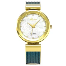 MISSFOX Рождественская Стоимость Часы Бестселлер часы дропшиппинг Новинка горячая распродажа женский синий браслет бриллиантовый бу браслет часы