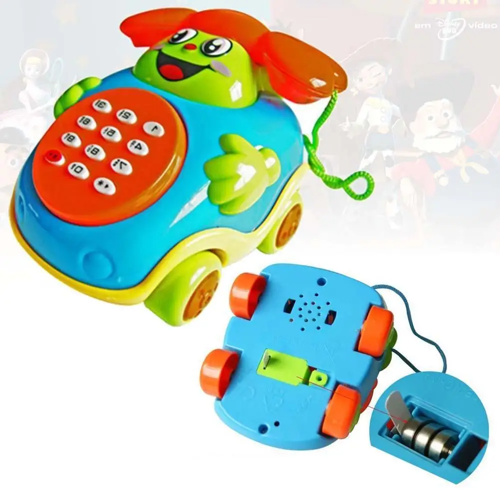 Детская головоломка мультфильм музыкальный телефон игрушка электронный игрушечный телефон ребенок младенец телефон лучший подарок для ребенка