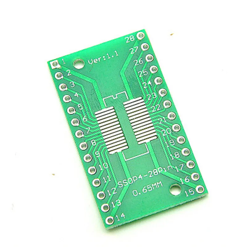 10 шт. SMD для DIP IC адаптер конвертер SOP28 TSSOP28 DIP28 розетка плата модуль адаптеры